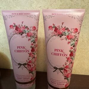 Bath & Body Works Pink Chiffon Floral Body Cream